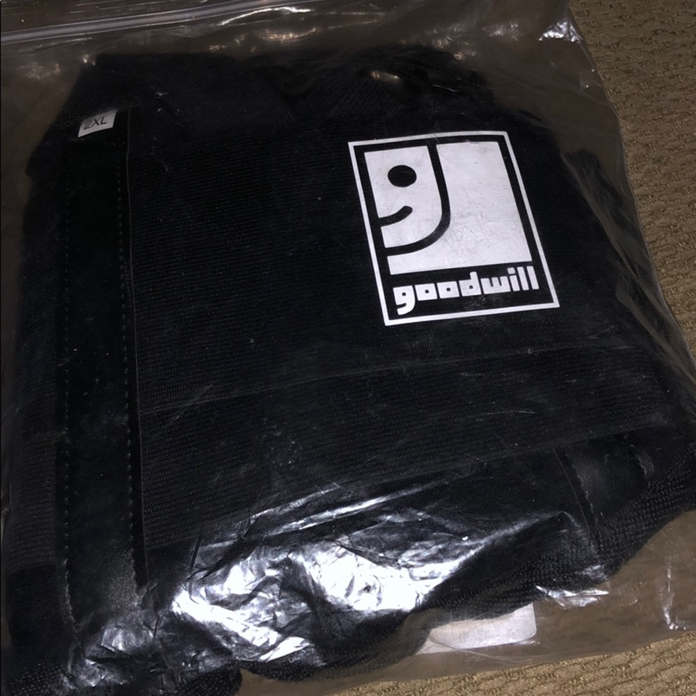 New Goodwill safety back brace